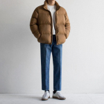 Puuvillane mantel Meeste talvine leivakujuline mantel Soe paksustatud puuvillane mantel Korea stiilis Trendikas lai puuvillane mantel 2XL
