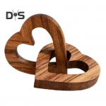 Puidust s&uuml;damekaunistus P&otilde;imitud s&uuml;damed armastuse m&auml;lestuskingitus Seotud s&uuml;damepaaride m&auml;lestuseks s&otilde;brap&auml;eva kingitus aastap&auml;evaks