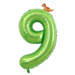 Green Balloon 40 inches 0-9 Birthday Digital Balloon Birthday Party Anniversary Background Layout Decorative Balloon 40INCH