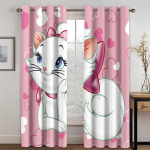 Multikas armsa kassi loomapark 3D beebi, lapsed, t&uuml;druk, laps, tasuta kohaletoimetamine, 2 t&uuml;kki &otilde;huke kardin elutoa magamistoa sisekujunduseks 100W130H(CM)40x51in&Hook kollane