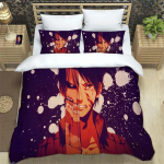 R&uuml;nnak titanitele tr&uuml;kitud pol&uuml;estervoodipesu voodipesukomplekt tekikott padjap&uuml;&uuml;r pehme ja mugav kohandatav 70x133cm 2pcs