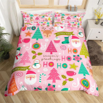 J&otilde;uluvoodipesu &Uuml;hekohaline Queen J&otilde;uluvana Voodipesukomplekt Mikrokiud Merineitsi Saba Tekikott J&otilde;ulugnoom Tekikott 140x200cm 3pcs