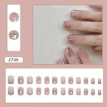 24 tk L&uuml;hike p&otilde;sepuna Aurora Diamond Butterfly Nail Art Sweet Girl Ins Wind Wear Nail Art