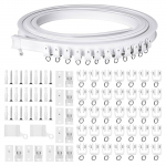 Paindlik kardinatee 5-meetrine lagede kardinapuud siledate rullide ja tarvikutega ruumijagajate ja r&otilde;dude jaoks