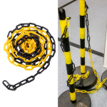 Liiklusketist t&otilde;ke, l&uuml;li, turvalisus, parkimine, j&auml;rjekorraliinile Yellow Black