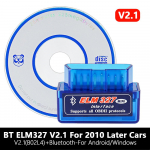 Bluetooth 5.1 ELM327 V2.1 Auto OBD2 skanner autodiagnostika t&ouml;&ouml;riista koodilugeja t&ouml;&ouml;riist Super MINI ELM 327 V1.5 Androidile