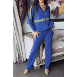 Naisteriiete komplektid vabaaja spordi s&uuml;gis ja talvine pikkade varrukatega kapuutsiga dressipluus ja p&uuml;ksid 2-osaline komplekt XXL