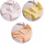 3 tk/komplekt Candy v&auml;rvi aluspesu naiste mugavad kvaliteetsed puhtast puuvillast alusp&uuml;ksid v&ouml;&ouml;koha keskosaga hingavad naiste suures p&uuml;ksid XL