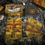 12*7cm Klassikalised Panoraamilised Rider Waite 78 tk Tarot-kaardid Algajatele - Veekindel PET-plastik Kuldse fooliumiga