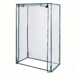 Kasvuhoone kate, korduvkasutatav l&auml;bipaistev kate lukuga uksega, veekindel, UV-kaitsega lillekuuri kate taimede kasvuks sise- ja v&auml;listingimustes kasutamiseks A