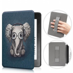 Mitmev&auml;rviline Kindle 2024 kaitsev nahkkate 11. p&otilde;lvkonna e-lugerile Painted Handheld 6 inch