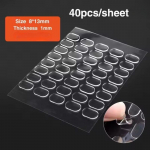 Kahepoolsed geelliimipadjad Eemaldatavad tegevusfiguurid Kinnituspunktide kinnitamine Plakat L&auml;bipaistev kleepuv liim J&auml;lgedeta kleepumispunkte B 42PCS-(1 Sheet) puhas