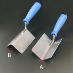 2 tk Nurga kellud Pahtelduskraabits Kipsplaadi spaatel Kips sise- ja v&auml;lisnurkadele =Nurgakrohvimise t&ouml;&ouml;riist Kraapimine Pahteldamine 2pcs