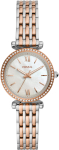 CARLIE MINI ES4649 Ehtne imporditud roosa kullast [fossiilne] naiste k&auml;ekell beige