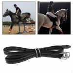 2 tk Inglise jalusnahast roostevabast terasest pandlaga ratsutamisvarustus must