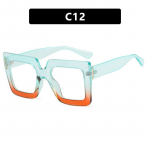 Trendikas Euroopa ja Ameerika naiste anti-sinine hele ruudukujuline prilliraam &ndash; lihtne, stiilne, inspireeritud disain n/a