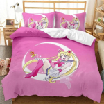 Multikas S-Sailor Moon Voodipesukomplektid peen vooditarvete komplekt tekikott vooditeki komplekt voodipesukomplekt luksuslik s&uuml;nnip&auml;evakingitus 135x200cm 2pcs