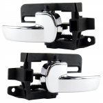 2 poign&eacute;es de porte int&eacute;rieures pour Nissan Qashqai (2007-2013) poign&eacute;e gauche + poign&eacute;e droite / avant ou arri&egrave;re 80670JD0