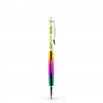 Pierres et Min&eacute;raux. Stylo min&eacute;raux P&eacute;ridot brut Pakistan. Couleur multicolore.