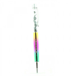 Pierres et Min&eacute;raux. Stylo min&eacute;raux Jaspe z&egrave;bre du Br&eacute;sil. Couleur multicolore.