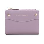 Korea stiilis kahekordne naiste rahakott: Elegantne lukuga rahakott punane