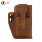 Meeste Crazy Horse nahast v&ouml;&ouml;tasku - Retro telefonihoidja ja v&auml;listingimustes kasutatav taktikaline v&ouml;&ouml;kott 6543 pruun