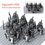 11 tk/partii Filmisari Orc Uruk-hai Army lotr M&auml;rulifiguurid Miniklotsid Nukk Koosta ehitusplokid MOC DIY M&auml;nguasjad lastele kingituseks