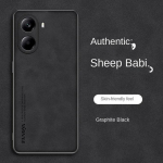 Luksuslik Skinsheep nahast &uuml;mbris Xiaomi POCO X7 Pro X 7 jaoks, matt kate POCOX7pro X7Pro jaoks, Redmi Turbo 4 Note 14 Pro Plus kaamera TPU p&otilde;rutuskindel p&otilde;rkeraud POCO X7 Pro must