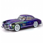 M&otilde;&otilde;tkava 1/24 Benz 300SL Galvaanitud versioon Sulamist auto Valatud metallist mudel Kogu Hobimudel Kaunistused Kingitus poistele