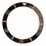 40 mm l&auml;bim&otilde;&otilde;duga kella bezel sisestusr&otilde;ngas l&auml;bipaistva skaalaga helendav keraamiline asendusbezel sisestus valge
