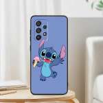Stitch Koomiks Armas Samsung A53 A52 A33 A32 A51 A71 A21S A13 A73 A50 A22 A23 A03 A72 A54 A12 5G Must Funda Telefoni&uuml;mbris Samsung A33 5G