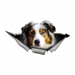 Austraalia lambakoera autokleebised aukudesse peidetud, veekindlad ebakorrap&auml;rase kujuga autode kaunistuskleebised 15cm-Longest Side