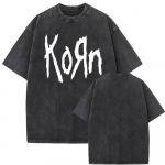 Pestud Vintage Rockb&auml;nd Korn Ftl 25 Follow The Leader T-s&auml;rk Meeste Gooti Vabaaja &Uuml;lisuured T-s&auml;rgid Meeste T-s&auml;rk Meeste Vintage T-s&auml;rk 2XL