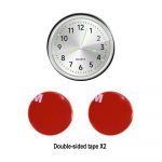 Autos Mini helendav autokell Veekindel elektrooniline kell Kvartskell Jalgrattakell Mootorrattakell Automaatne armatuurlauakell 40MM