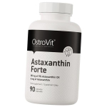 Looduslik astaksantiini&otilde;li, Astaxanthin Forte, Ostrovit 90kaps (70250007) 90caps