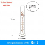 Klaasist ja plastikust gradueeritud silindrid (10-1000 ml) 500ml