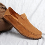 Meeste K&auml;sit&ouml;&ouml; Vabaaja Jalan&otilde;ud Moodsad Mokassiinid Mugavad Slip-on Jalan&otilde;ud Mitmek&uuml;lgsed Mokassiinid Mugavad Suede Nahast V&auml;lisjalan&otilde;ud 38 pruun