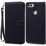 Huawei P Smart 2018 &uuml;mbris FIG-LX1 Nahast rahakoti klapp&uuml;mbris Huawei P Smart &uuml;mbrisele FIG-LX1 5,65-tolline &uuml;mbris Coque Fundas kest P Smart 2018 FIG-LX1