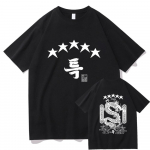 Stray Kids 5 Star T-s&auml;rk Unisex / Women Harajuku Aesthetic Graphic Dragon T-s&auml;rk Unisex Streetwear Casual Cotton Tees S&auml;rgid Korea M