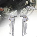 Motorcycle Foot Pegs for Passengers Modification Easy to Install AntiSlip Rear Seat Pedals Aluminum