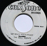 7-tolline vin&uuml;&uuml;lplaat SOUL AGENTS / BOP & THE BELTONES - Get Ready Rock Steady / Smile Like NONE Coxsone Records Jamaica Reggae, Ska & Dub Kasutatud