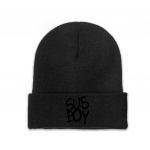 Lil Peep Sus Boy kootud m&uuml;tsid naistele Unisex Beanies talvem&uuml;ts Hip Hop melon Cap One Size