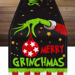Grinch Christmas Table Runner Merry Xmas Laudlina j&otilde;ulukaunistused