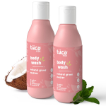 Tuco Intelligent Mild Body Wash/Shower Gel With Sandalwood Oil, Tulsi, Saffron for Ages 3+ Kids, Paraben & Sulphate Free - 100 ml (Pack of 2)