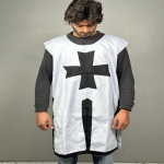 Templari Mantlid P&uuml;ha Rist Templari Ristis&otilde;dija Mantel Keskaegne R&uuml;&uuml;tli Armor Mantel LARP Cosplay Rollim&auml;ng Kost&uuml;&uuml;m
