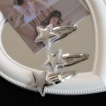 Harajuku Star Bobby Pin Sweet Cute Pentagram Barrettes Trendikas juukseklamber naistele Esteetika K&uuml;lgklambrid Juukseaksessuaarid Kingitus