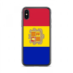 Coque T&eacute;lephone Drapeau Andorre &ndash; iPhone X