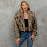 Women's loose-fitting plain-colored trench coat S