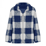 Women's long-sleeved solid color hooded sweatshirt jacket XL