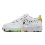 Nike Air Force 1 LV8 GS Joonistusega Laste Tossud Valge Total-Orange DV1366-111 35.5